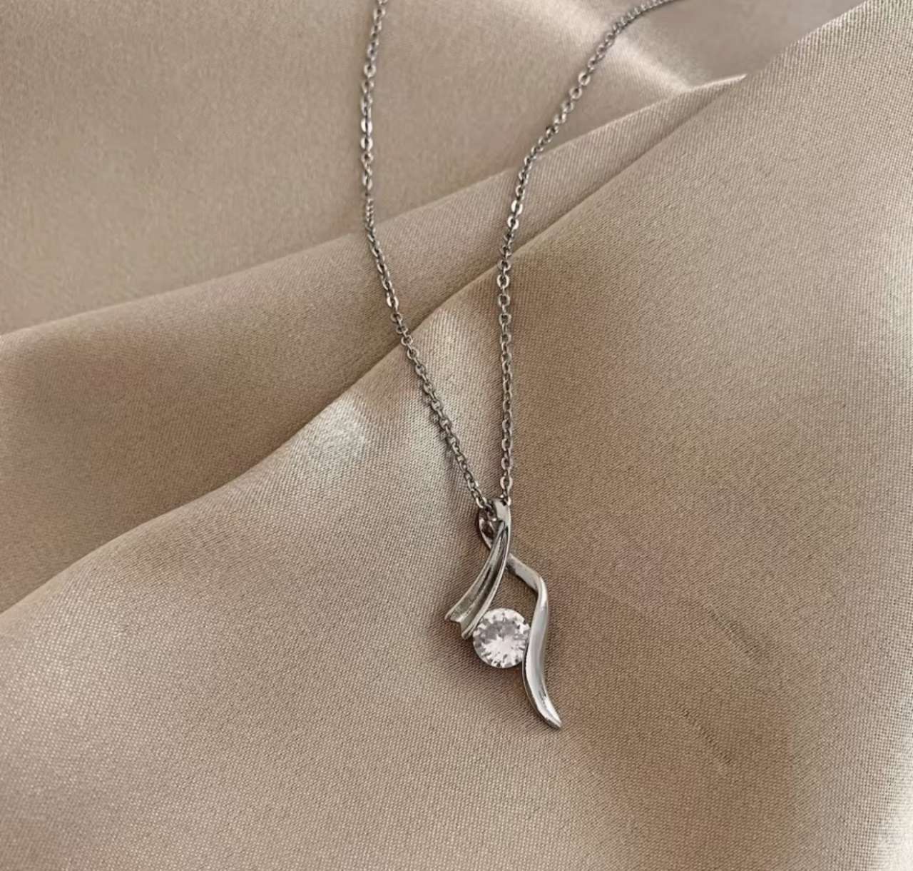 Necklace Aaa Zircon Round Pendant Necklace 