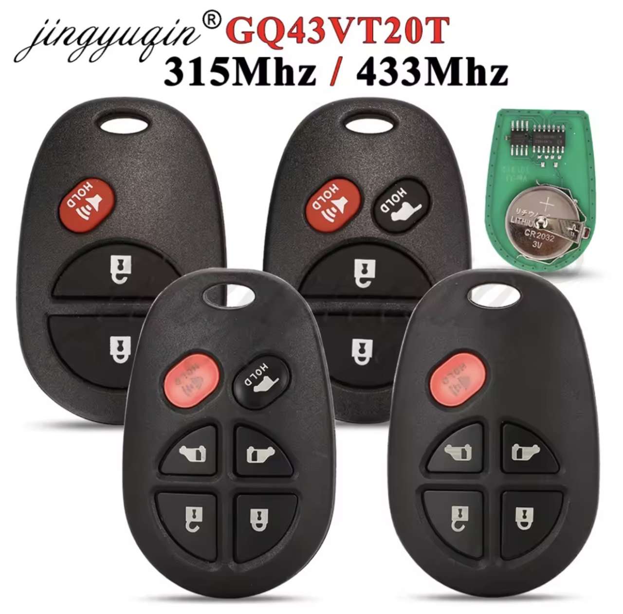 Toyota Sienna Tundra Sequoia Tacoma Camry Highlander Aurion 2004-2018