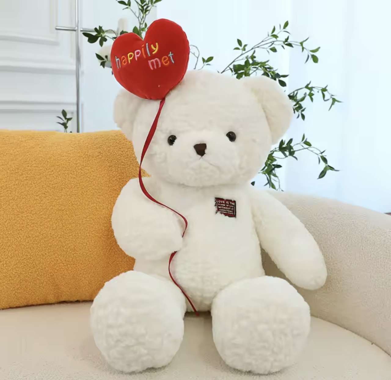 1pc 37cm/14.56in Love confession Teddy bear