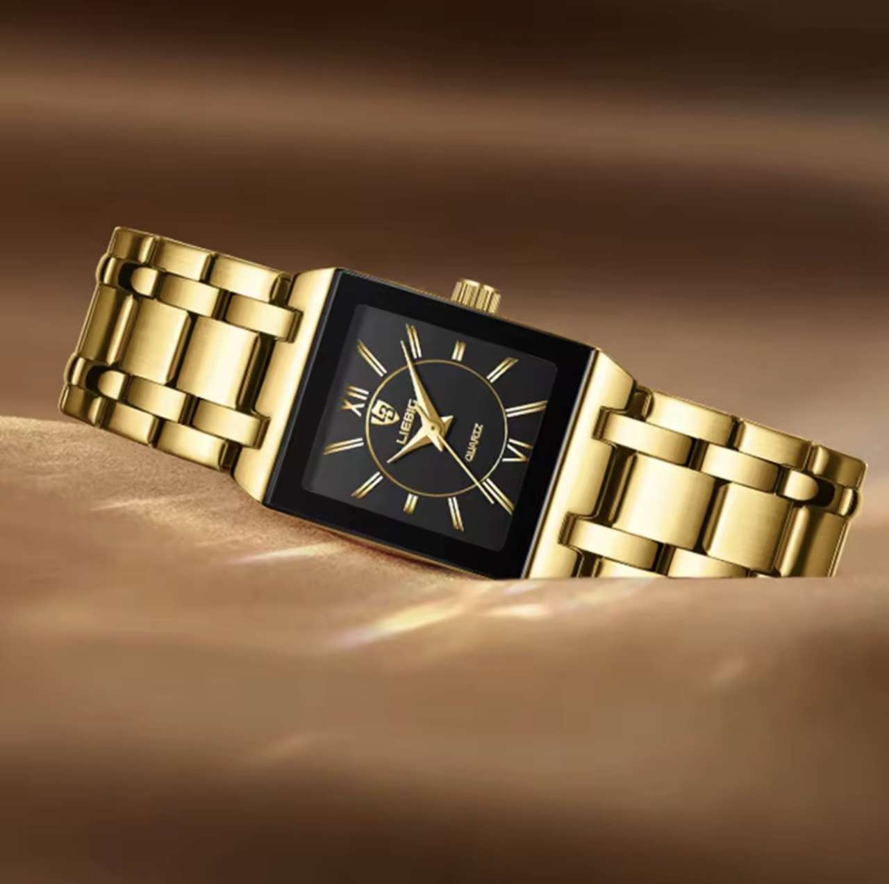 LIEBIG Lady Luxury Simple Waterproof Quartz Wristwatches Fashion Women's Watches Ladies Elegant Stai