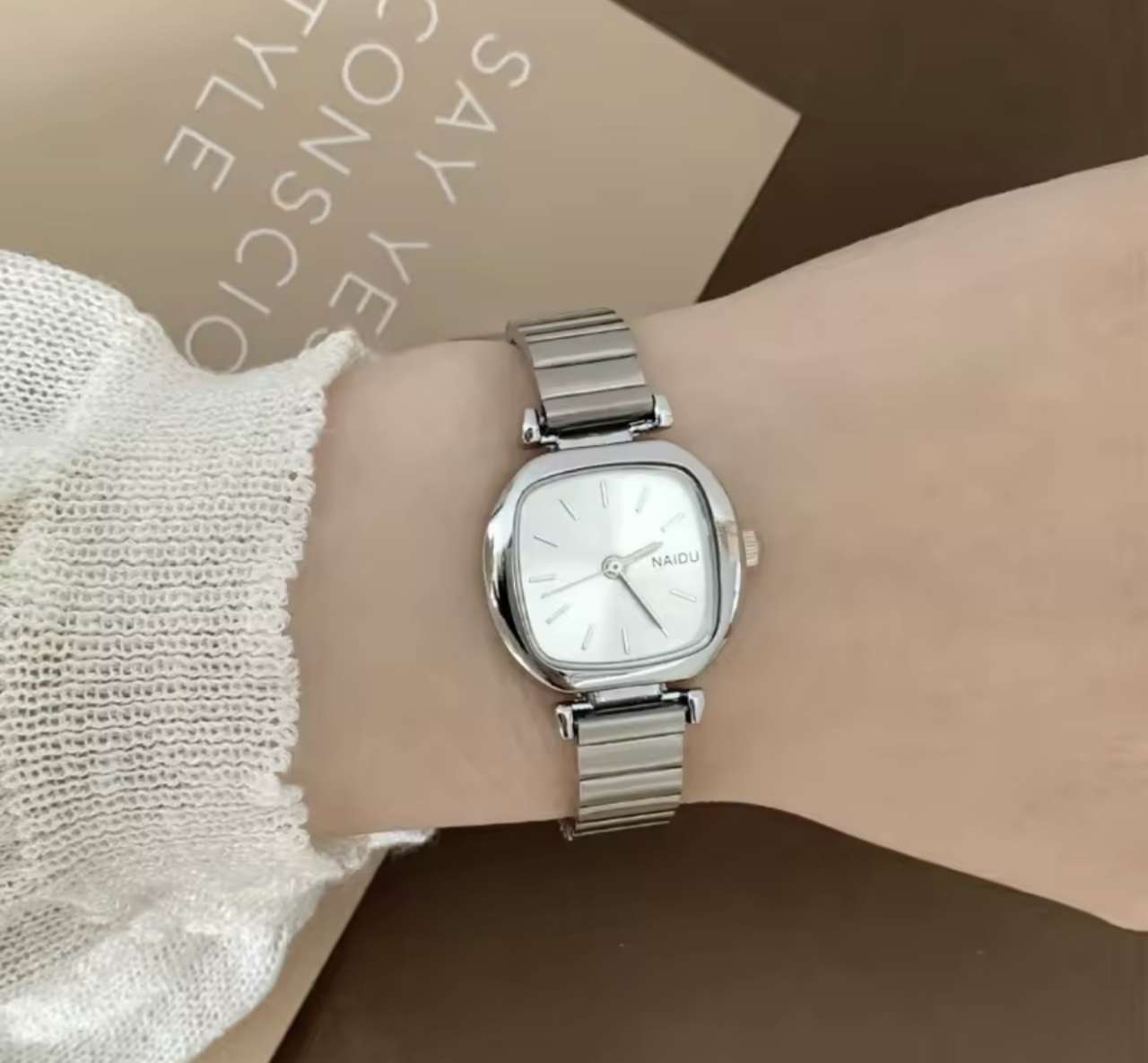 Brand Women Quartz Watch Adjustable Stainless Steel Strap Luxury Gift Ladies Wristwatch Dropshipping
