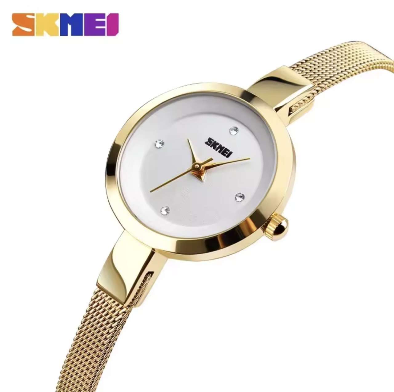 SKMEI 1390 Luxury Sport Girl Bracelet Womens Wristwatches Elegant Sport Waterproof Quartz Watch for 