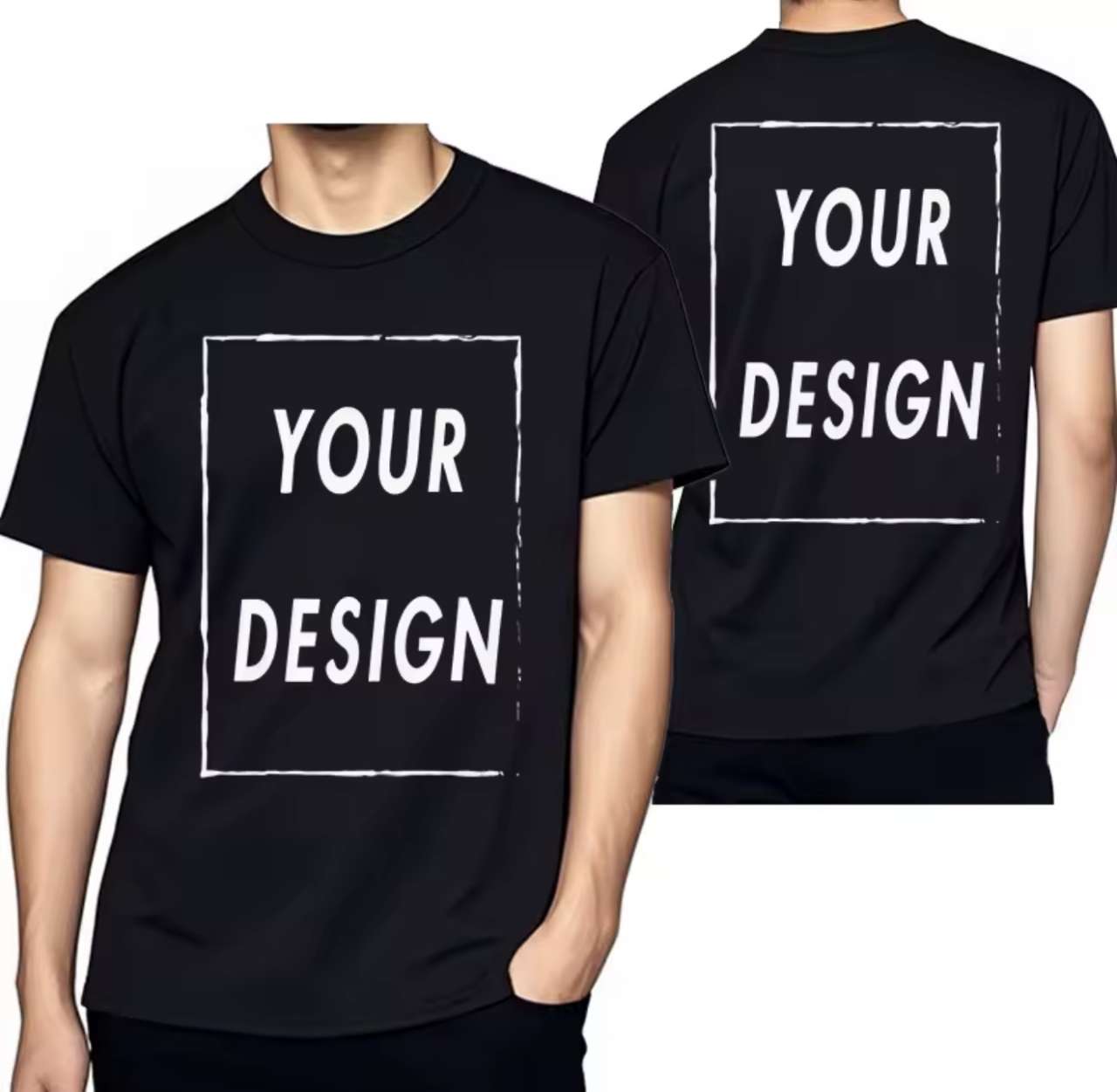 Text Name Tsihrts Men's Personalized Cotton T-shirt Custom  Add Your Own Message Fashion men tshirt 