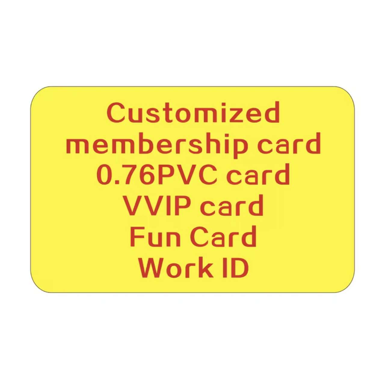 Membership/Fan Cards