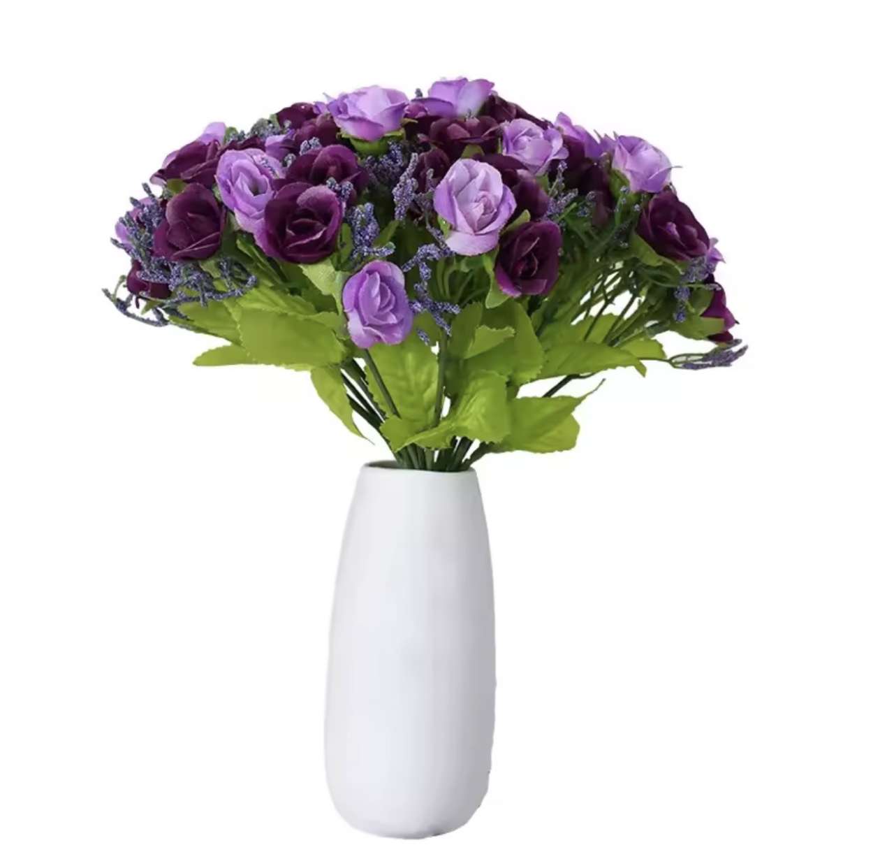 Simulated Rose Bouquet Home Decoration Small Rose Camellia Wedding Decoration Artificial Flowers Gar