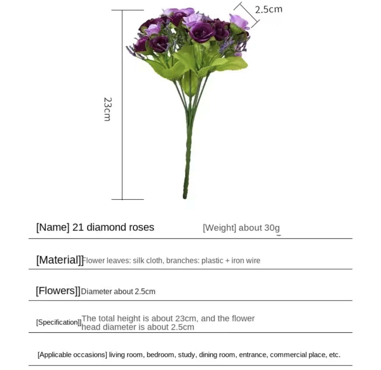 Simulated Rose Bouquet Home Decoration Small Rose Camellia Wedding Decoration Artificial Flowers Gar