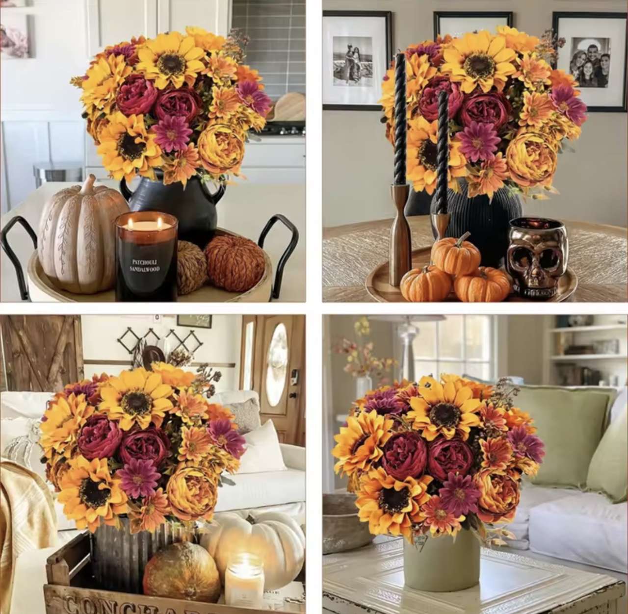 Artificial Flowers Silk Sunflowers Festival Centrepiece High Quality Wedding Bridal Bouquet Home Orn