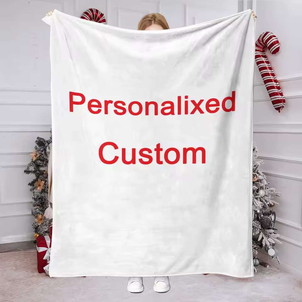 Customized Personalized Blanket Upload Pictures