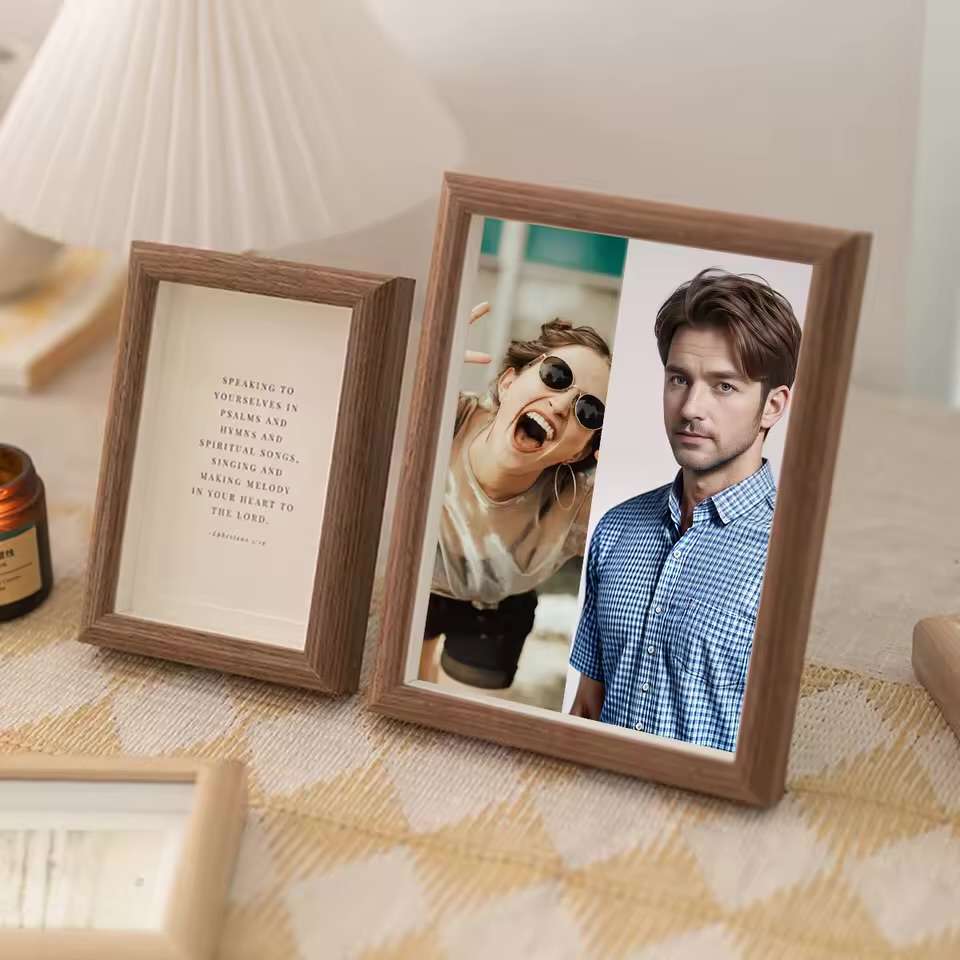 Wooden photo frames, custom photo frame ornaments.