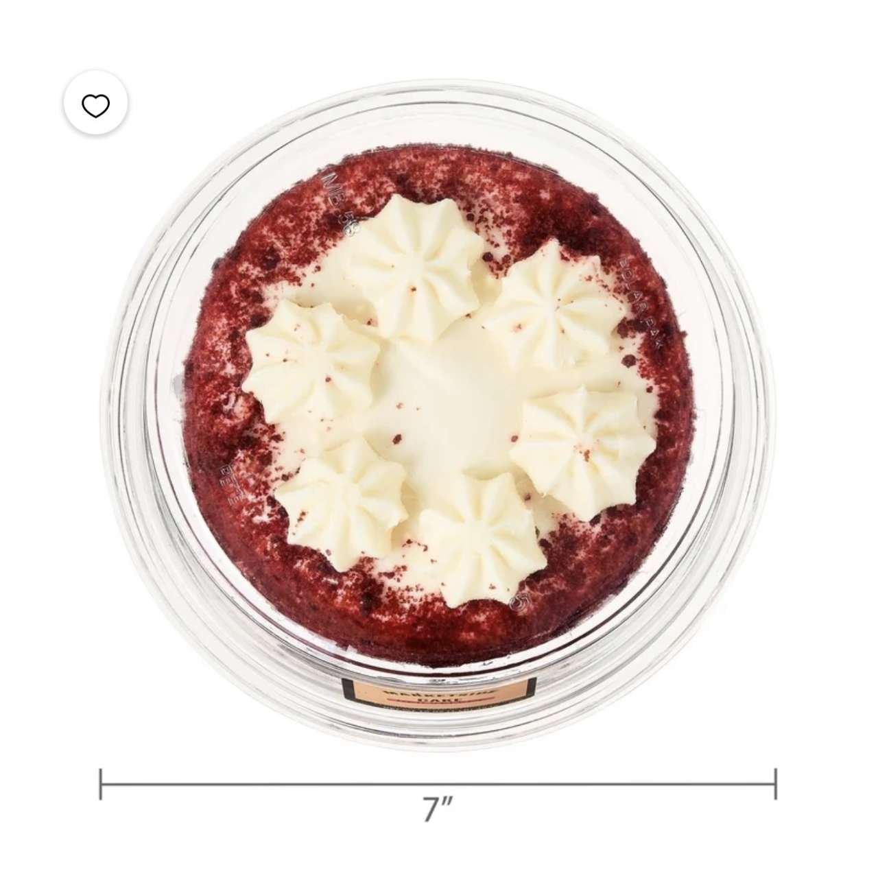 🇺🇸 ONLY - Marketside 5-Inch Red Velvet Cake, 16 oz (Refrigerated Dessert)