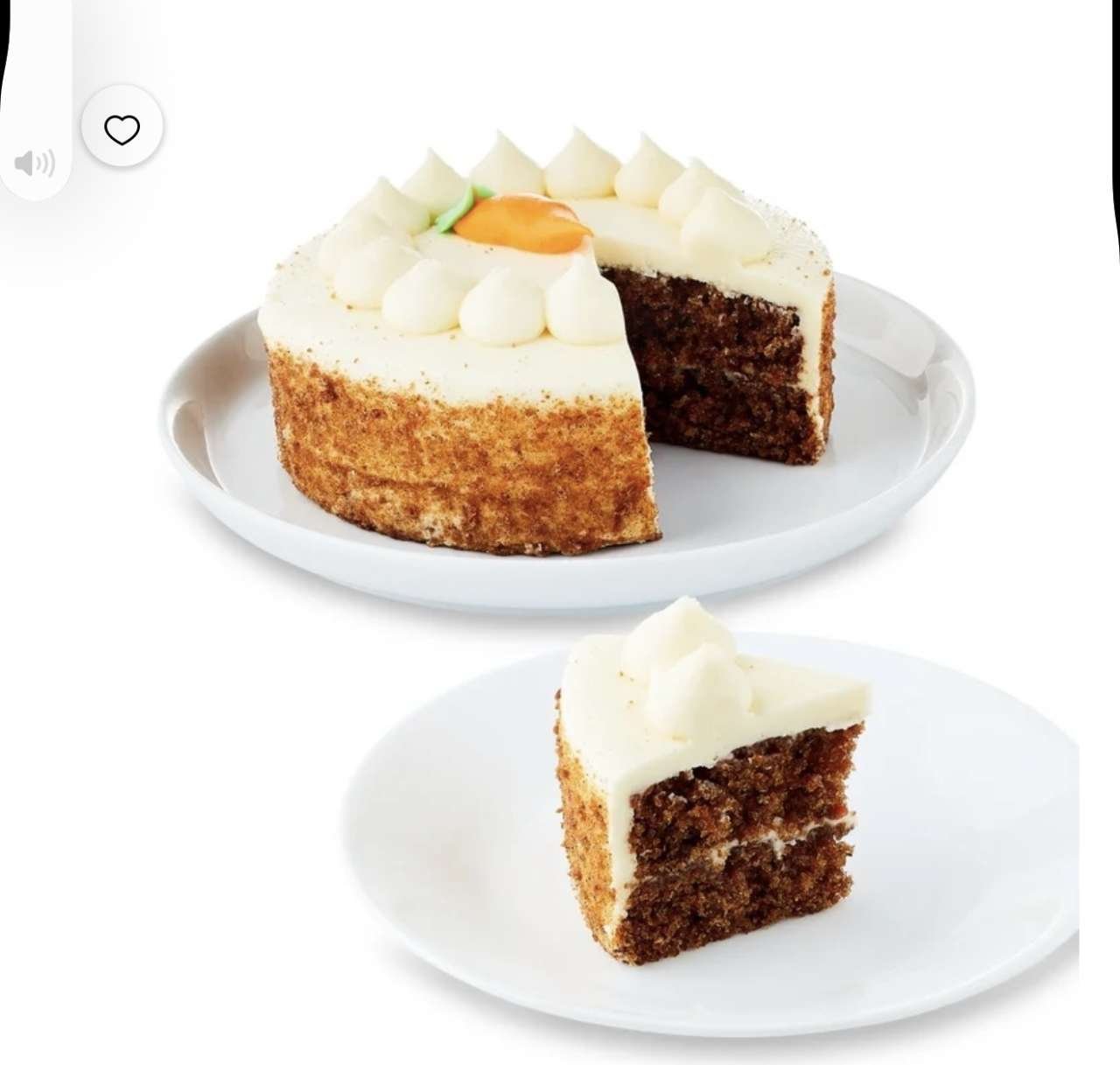 🇺🇸 ONLY - Freshness Guaranteed 5-Inch Carrot Cake, 15.9 oz