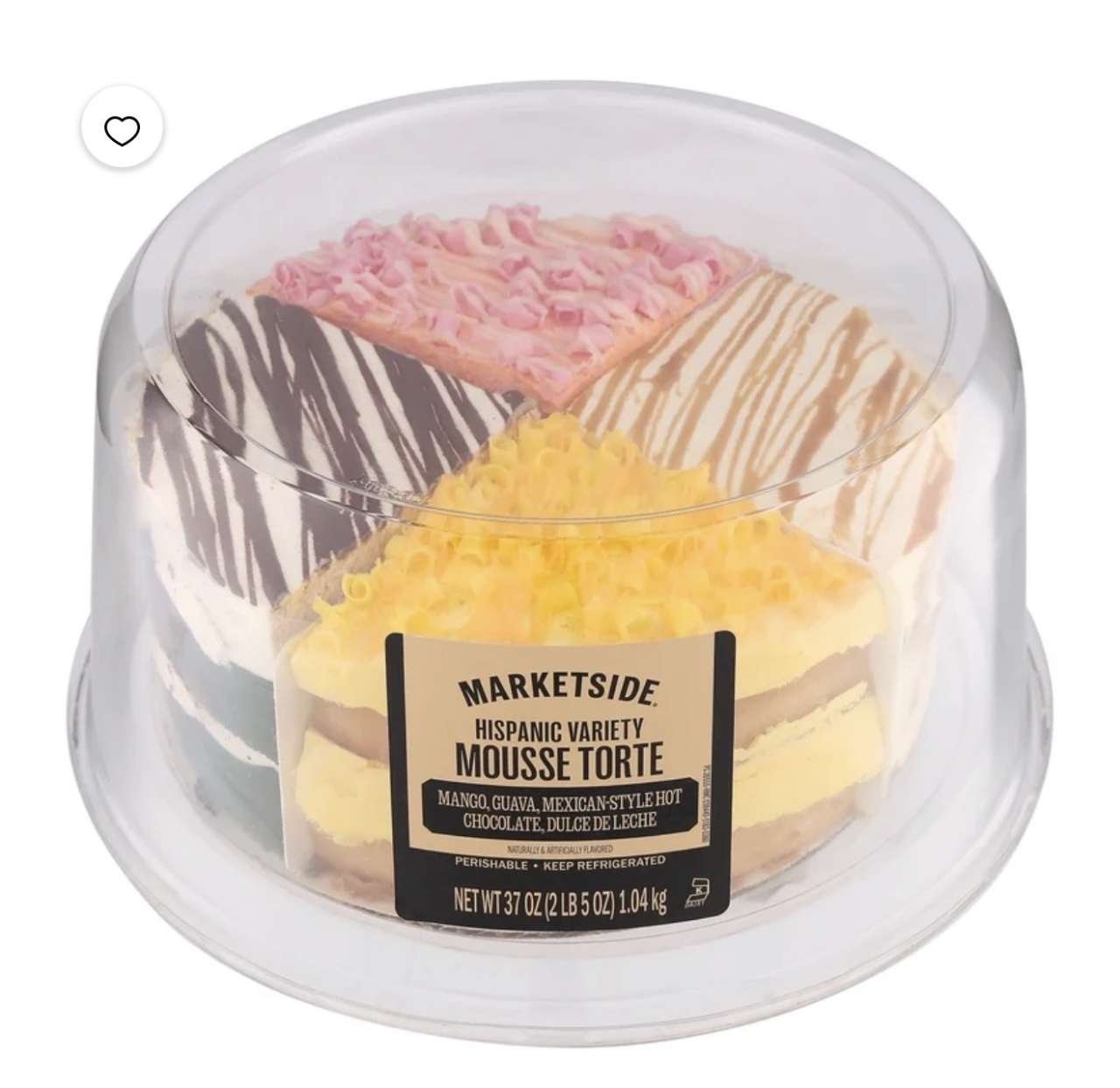 🇺🇸 ONLY - Marketside 8-Inch Variety Mousse Torte, Hispanic Flavors, Fresh Cake, 37 oz