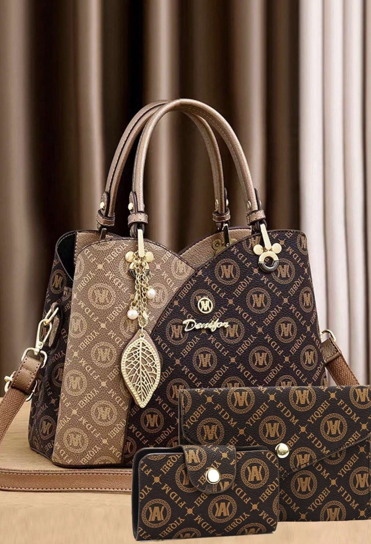 This Year's Popular Mother-Daughter 3 PiecesBag Set, Classic Large Capacity Women's Casual Tote Bag,
