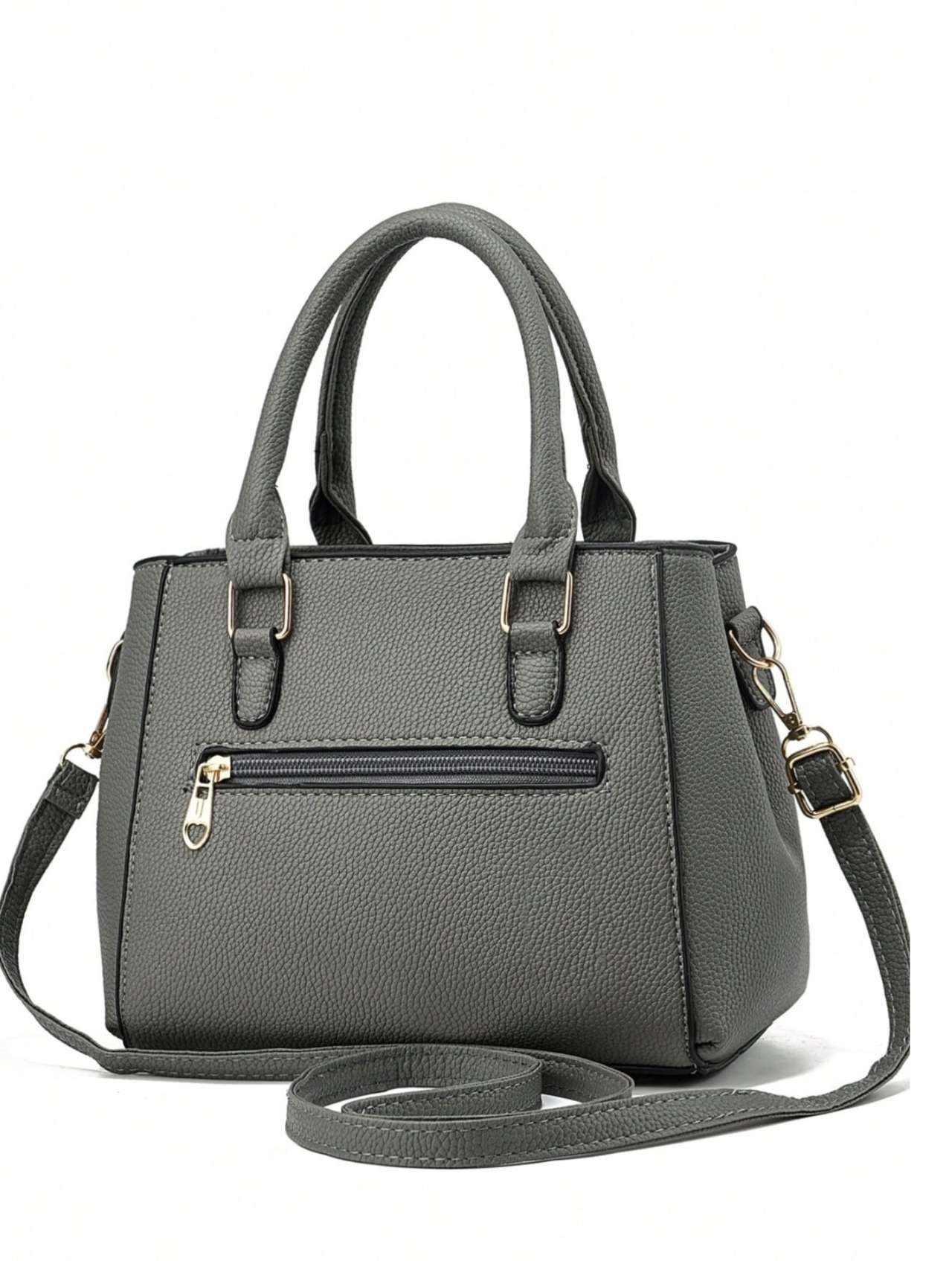 Large Capacity Plush Ball Decor Small Wallet Women's Handbag, Business Casual Shoulder Bag, Suitable