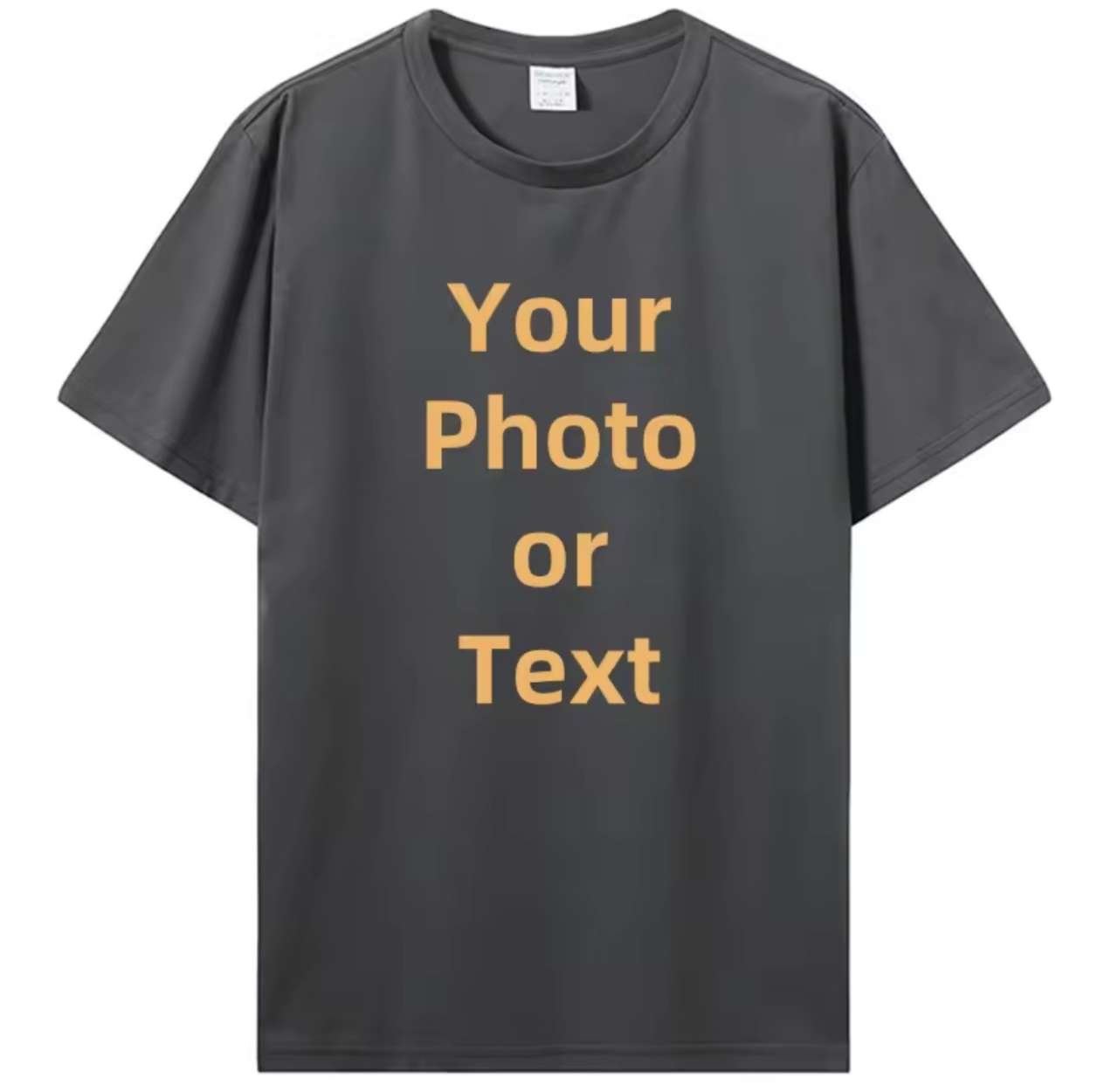 Customized Personalized Premium Cotton T-Shirt / Tee Gift for Men and Women with DIY Print Your Phot