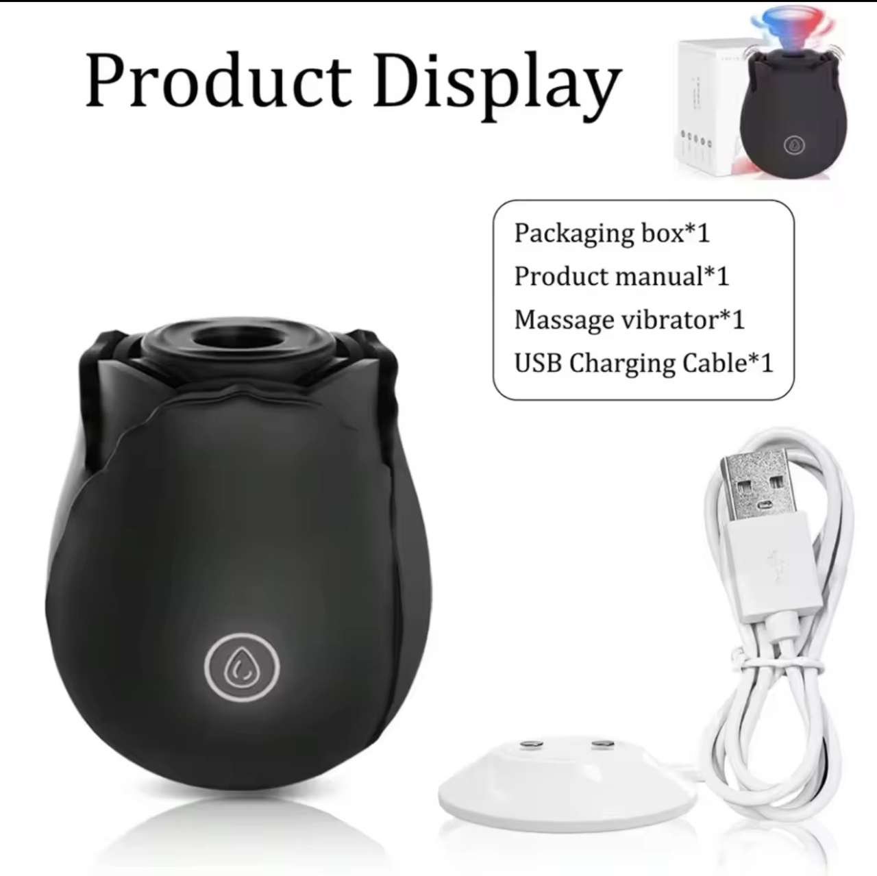 Powerful Sucking Vibrator and Vacuum Clitoris Stimulator for Women, Female Oral Nipple Clit Sucker, 