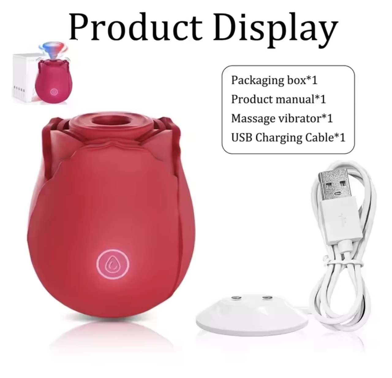 Powerful Sucking Vibrator and Vacuum Clitoris Stimulator for Women, Female Oral Nipple Clit Sucker, 